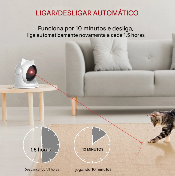 Laser automático para pet