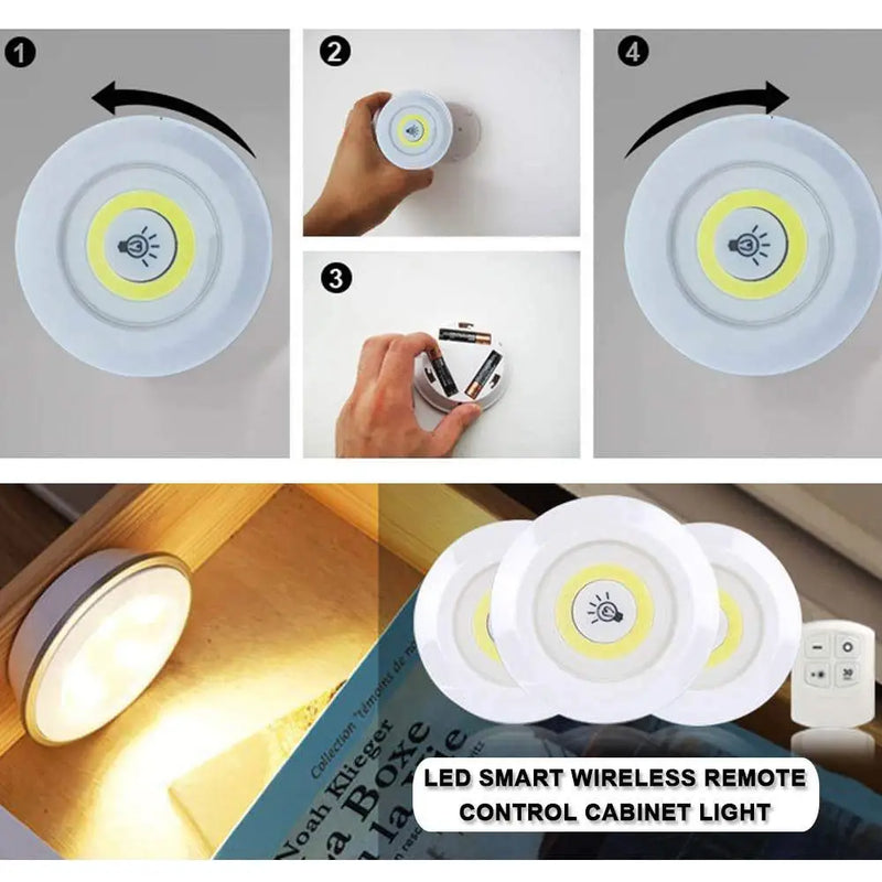 Luz noturna regulável com controle remoto