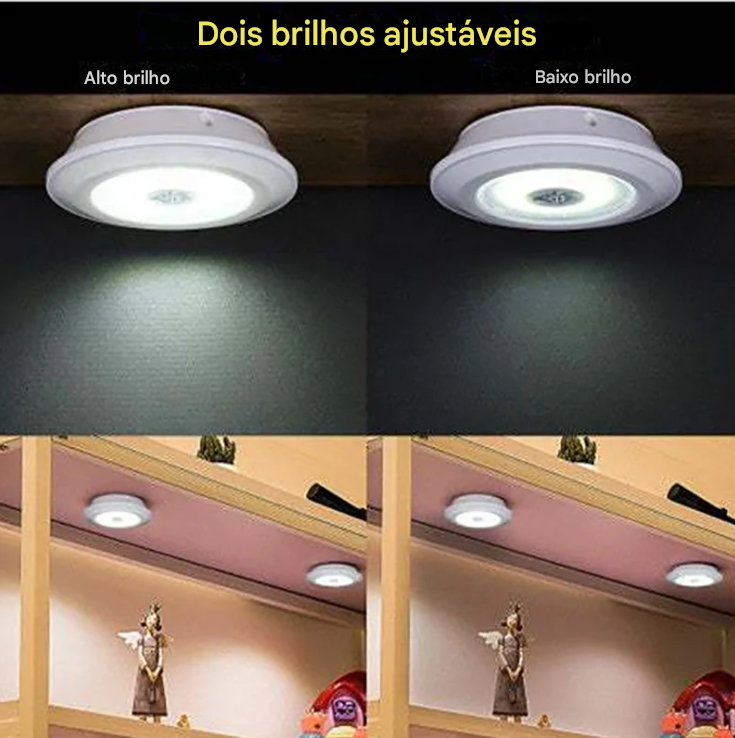 Luz noturna regulável com controle remoto